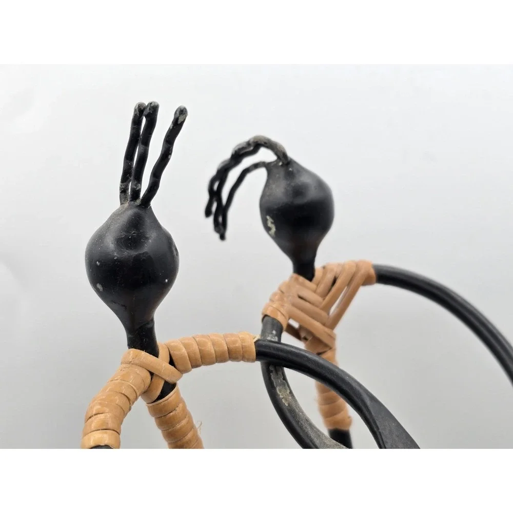 ViBlack Iron and‎ Rattan Candle Holder by Laurids Lonborg - Family Dancing